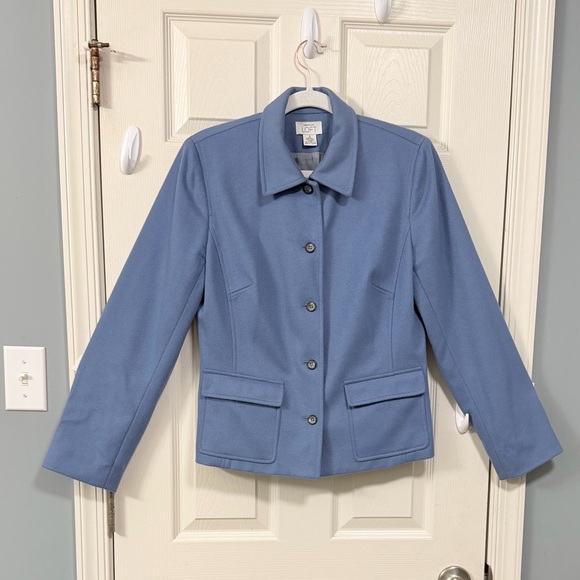 LOFT Blue Blazer Office Wear Career Elegant Wear Business Casual - Picture 11 of 14